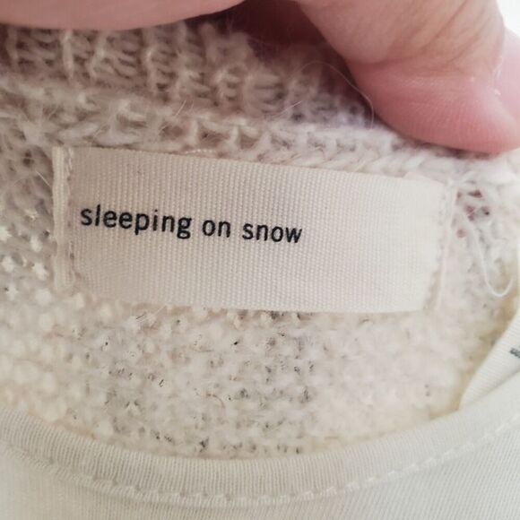 Anthropologie Sleeping On Snow Quills Sweater Dress Size S Small MSRP $168 - Picture 2 of 16
